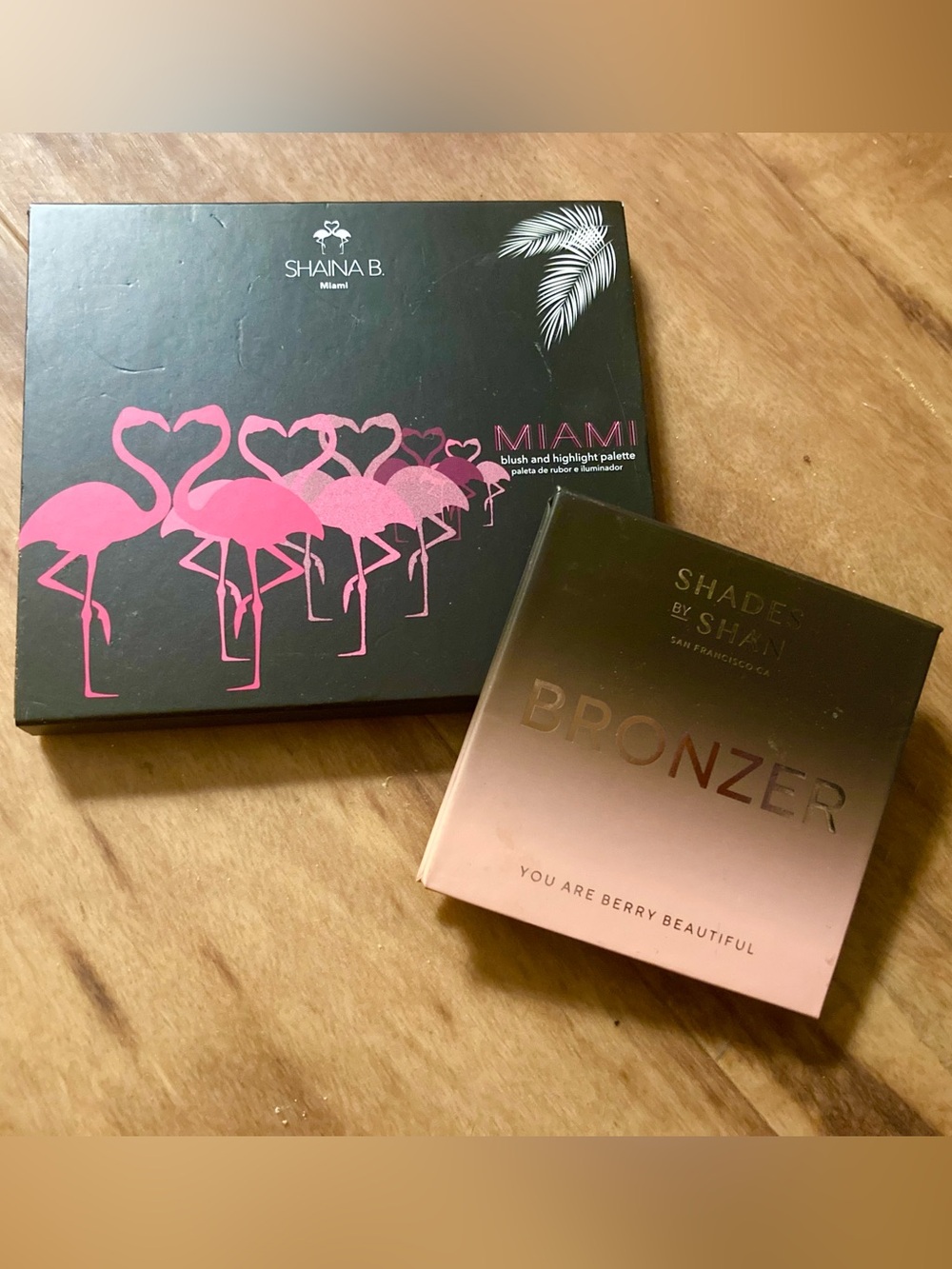 SHAINA B. Miami Blush & Highlight Palette + Shades by Shan Bronzer - NWT